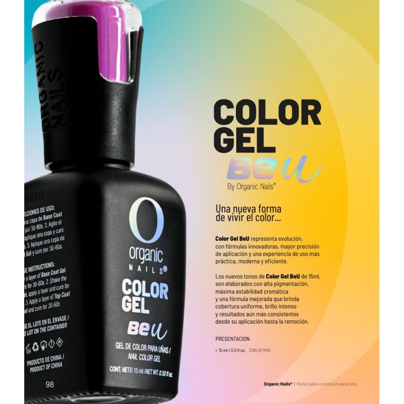 Color Gel BeU - Organic Nails