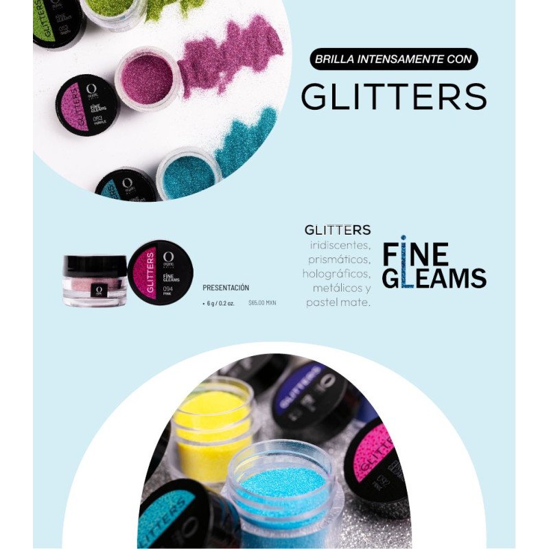 Glitter Organic Nails - Organic Nails