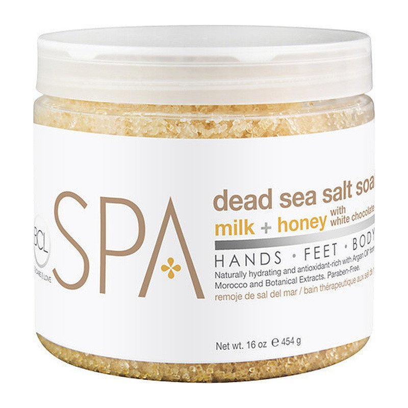 BCL SPA M, H, & W. CHOCOLATE SEA SALT SOAK 454 G / 16 OZ