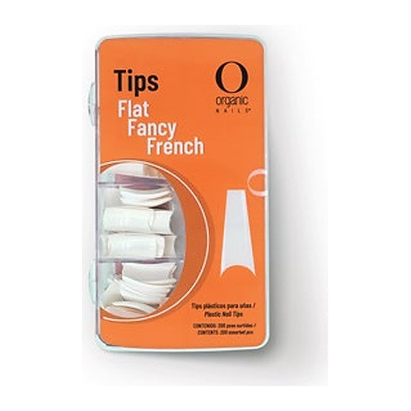Flat Fancy French 200 - Organic Nails